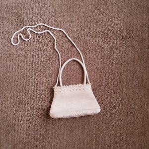 Dainty white purse